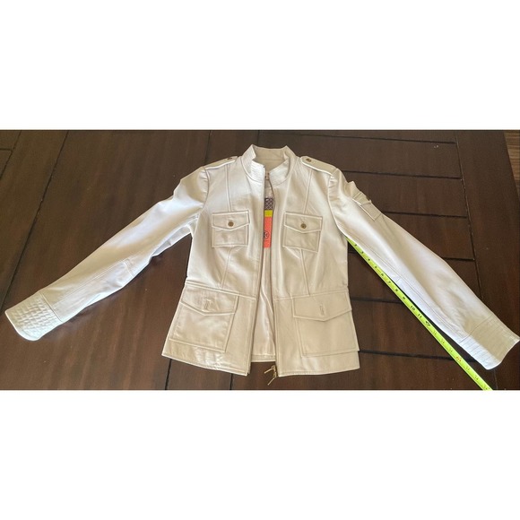 Tory Burch Leather Jacket Size 8 - Picture 6 of 10